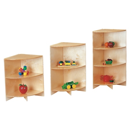Jonti-Craft Low Outside Corner Storage 4009JC